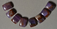 Natural purple agate beads.