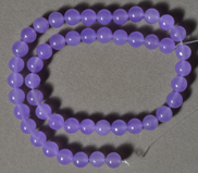 8mm purple quartz round beads.
