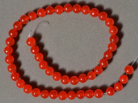 8mm ruby quartz round beads