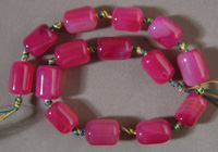 Purple agate beads