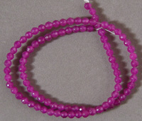 Purple chalcedony beads