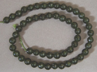 Jade faceted round beads
