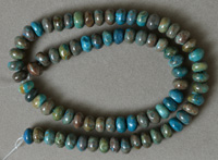 8mm rondelle beads from rainbow calsilica.