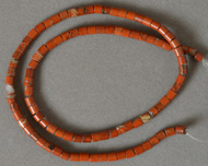 Small tube beads from red Jasper.